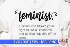 Feminist Definition - Women Empowerment EPS SVG DXF PNG Product Image 1
