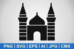 Vector Mosque Icon Product Image 1