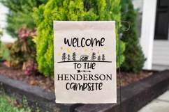 Family Name Sign - Welcome To The NAME Campsite Product Image 3
