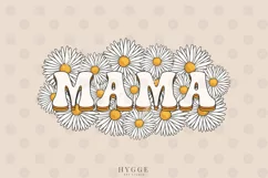 Mama Sublimation design | Mama PNG | Daisies PNG | Vintage Product Image 1