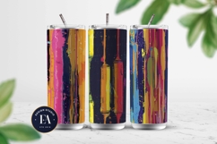 Neon Crayon Drip Texture | Bright Dripping Crayon Pattern Product Image 2