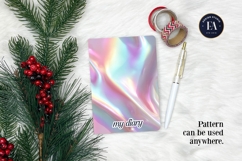 Holographic Pastel Digital Paper, Iridescent Texture Product Image 4