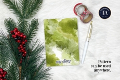 Matcha Green Tea Pattern, Matcha Aesthetic Digital Paper Product Image 4