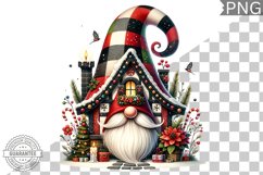 Christmas Gnome Sublimation - Clipart PNG Design Product Image 1