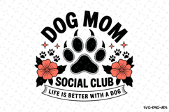 Dog Mom svg Design | Svg Files for Cricut Product Image 1