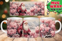 VINTAGE Christmas Joy Sublimation Wrap, Santa Claus Product Image 1