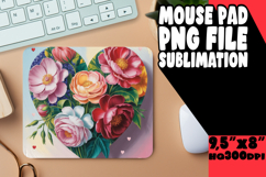Blissful Desk Pad Ideas for Kids, Flowers Heart Product Image 1