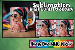 Joyful dreams 11oz 15oz sublimation wrap, Woman Product Image 1