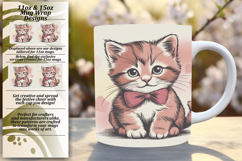 LUXE PNG Mug Wrap Design 15oz , Valenines Animals Product Image 1
