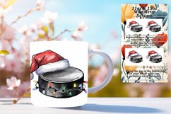 Elegant 15oz Mug Wrap Png Template , Holiday Product Image 1