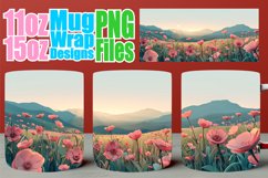 Springtime Scenic Mug Wrap - 11oz &amp; 15oz Sublimation Product Image 1