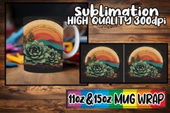 Vintage Floral Dreamland: Mug Wrap Sublimation Product Image 1