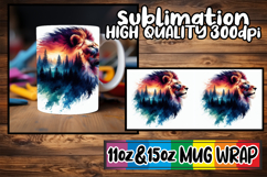 Wholesome joys 11oz 15oz mug wrap, Animals Art Product Image 1