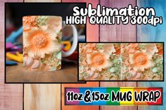 Abstract Harmony 3D Mug Wrap, 11oz 15oz Sublimation Product Image 1