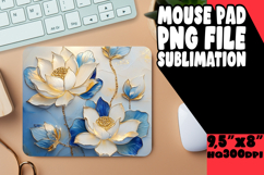 JOYFUL desk pad Sublimation Art, 3D Flower Product Image 1