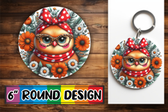 Blissful Circle Ornaments PNG, Cute Animals Product Image 1