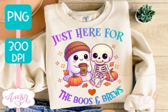 Cute ghost PNG for sublimation | Cute Halloween shirt PNG Product Image 3