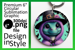 Lovely Round Design for Coasters , Halloween Dino Product Image 1