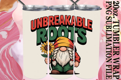 Lively Evenings 20oz tumbler wrap, Juneteenth Product Image 1