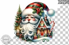 Christmas Santa Sublimation - Clipart PNG Design Product Image 1