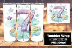 Numeric Beauty: 20oz Tumbler Wrap Designs Product Image 1