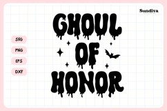 Spooky Bachelorette Party Saying SVG | Ghoul Of Honor Product Image 3