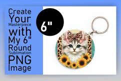 Unique Round Design Coaster Artwork , Cute Animals Product Image 1