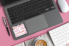 Printable Spicy Book Lover Sticker | Spiritually Sweating Product Image 3
