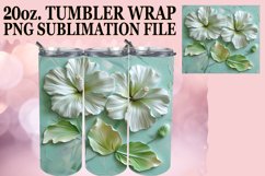 Floral Radiance: Sublimation 20oz Tumbler Product Image 1