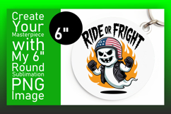 Playful Round Design Car Coaster PNG , Funny Ghost Product Image 1