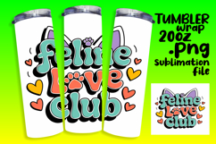 VIVID 20oz Tumbler Wrap for Creative Ideas , Cat Quote Product Image 1