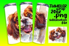 Puppy Whimsy Sublimation Tumbler - 20oz Product Image 1