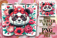 ENCHANTING VIEWS 20oz TUMBLER WRAP, Cute Animals Product Image 1