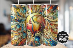 Stained On Stained Glass Tumbler Warp - Tumbler Design Product Image 1
