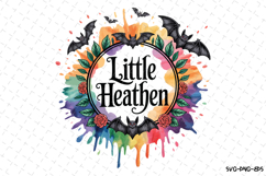 Little Heathen Svg | Halloween Svg | Svg Cut Files Product Image 1