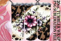 BRIGHT HORIZONS 20oz TUMBLER WRAP, Leopard Prints Product Image 1