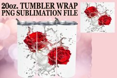 Floral Reflections: 20oz Tumbler Sublimation Splash Product Image 1
