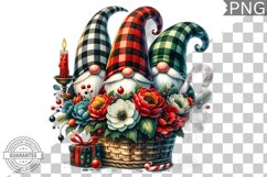 Christmas Gnome Sublimation - Clipart PNG Design Product Image 1