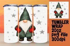 Winter Gnome Wrap 20oz Christmas Sublimation Design Product Image 1