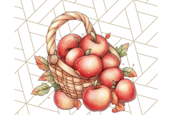 Fall Dinosaur PNG Clipart with Autumn Elements, Cute Dino Product Image 4