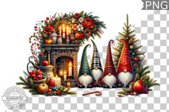 Christmas Gnome Sublimation - Clipart PNG Design Product Image 1