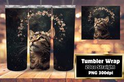Funny Cat Art on Tumblers Product Image 1