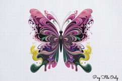 Smoke Butterflies Clipart PNG Product Image 1