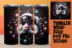 20oz Tumbler Wrap for DIY , Astronaut Product Image 1