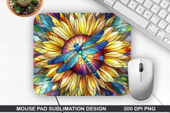 Flowers Mouse Pad Sublimation, Summer Mouse Pad PNG Product Image 1