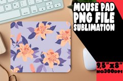 Spring Pastel Boho Garden Mouse Pad Serenade Design Product Image 1