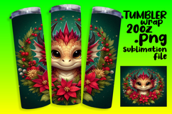 20oz Tumbler Wrap for DIY , Dragon Product Image 1