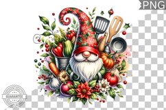 Christmas kitchen Gnome Sublimation - Clipart PNG Design Product Image 1