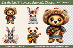 Da de Los Muertos Animals PNG Product Image 1