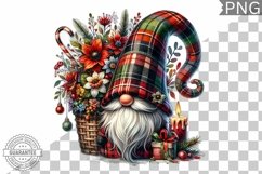 Christmas Gnome Sublimation - Clipart PNG Design Product Image 1